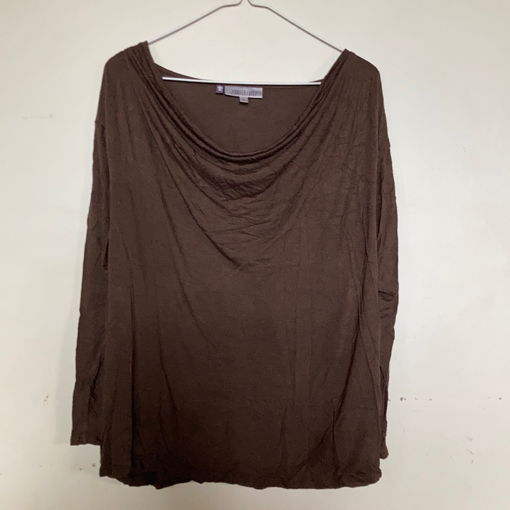 Jennifer Lopez Scoop Neck Top